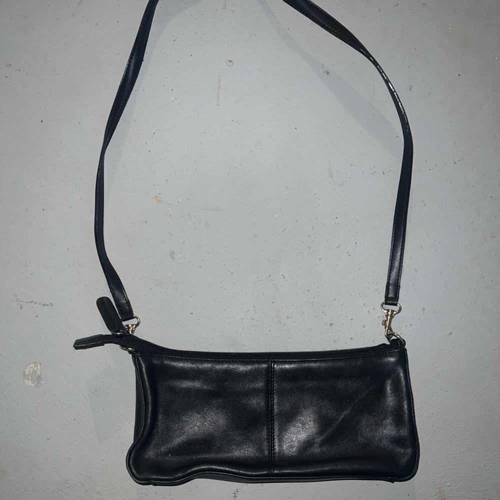 Giani Bernini Black Leather Clutch